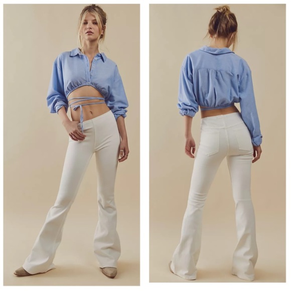 Free People Pants - New! Free People Pull-On Flare Jeans